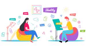 log and brand identity